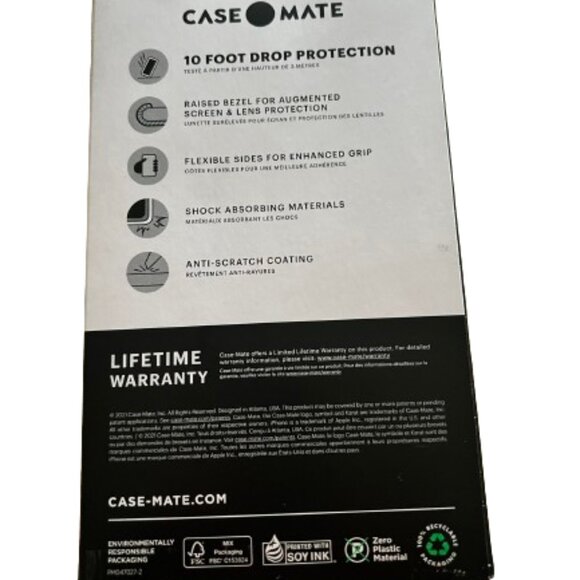 Case-Mate iPhone 13 Pro Marble Karat Phone Case - New in Box - Picture 2 of 3